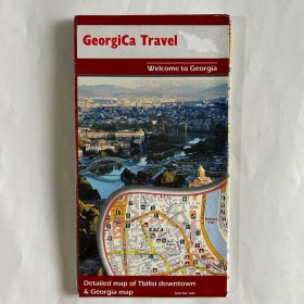 georgica tbilisi map格鲁吉亚第比利斯旅游交通地图