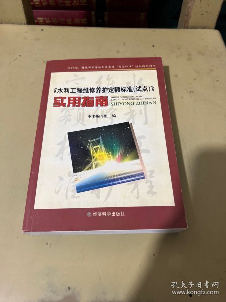 《水利工程维修养护定额标准（试点）》实用指南