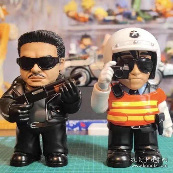 逃学威龙交通星曹达虎懦夫救星国产潮玩手办 套装 15cm出版时间：不详装帧