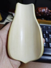 湘妃竹手搓莲瓣茶则 茶器茶道配件07