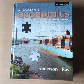 KRUGMAN'S economics for the AP Course THIRD EDITION ANDERSON RAY bfw publishers 正版 实拍 现货 。前面少了4叶。介意勿拍