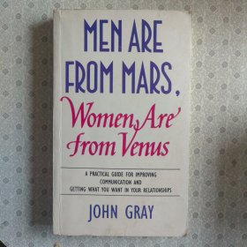 Men Are From Mars, Women Are From Venus John Gray 英语进口原版