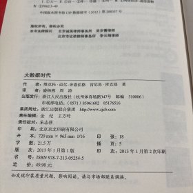 大数据时代：生活、工作与思维的大变革，