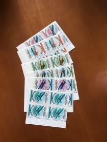 苏联邮票飞机雕刻版方联6张一套