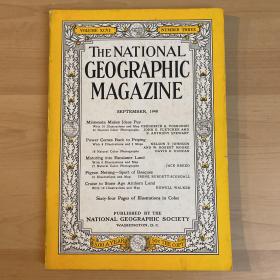 (现货)national geographic美国国家地理1949年9月 大量彩色图片