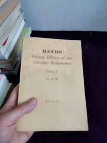 HAYDN Critical Edition of the Complete Symphonies Volume XII（海顿：12首伦敦交响曲（袖珍总谱）改订第2版【英文版】）