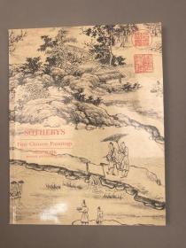 苏富比 纽约 1995年9月18日 拍卖图录 中国书画专场