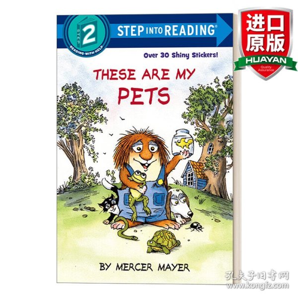 英文原版 Step into Reading 2: Little Critter: These Are My Pets 小毛怪 这些是我的宠物 英文版 进口英语原版书籍