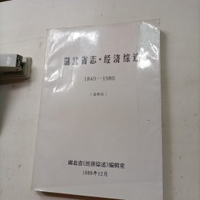 湖北省志经济综述 湖北经济发展与演变1840-1985（送审稿）