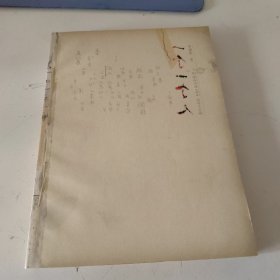 一个一个人
