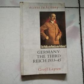 GERMANY :THE THIRD REICH 1933-45  德国:第三帝国1931年至1945年