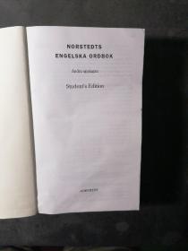 NORSTEDTS ENGELSKA ORDBOK（Student's Edition）瑞典语词典