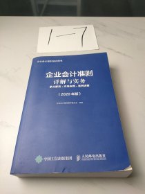 企业会计准则详解与实务条文解读实务应用案例讲解2020年版