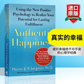 英文原版 Authentic Happiness真实的幸福 英文版 进口英语原版书籍