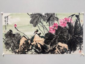 赵安民‌，字润篁斋主人，1958年出生于山东高唐，1983年毕业于山东师范大学美术系，现为聊城市文联副主席、东昌书画院院长、聊城市美术家协会主席、山东省美术家协会理事、山东省书法家协会理事、山东省青年美术家协会理事、山东画院高级画师。138*68