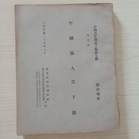 中国猿人之下颚(中国古生物志丁种第七号第三册，1936年)