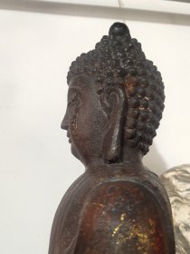 大清铁佛座像