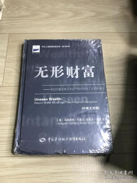 无形财富：来自布鲁金斯无形资产研究特别工作组的报告（中英文对照）——科文工商管理经典文库·财务系列