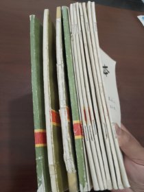 旧笔记本 练习本 作业本十本 都有空白页没有写完