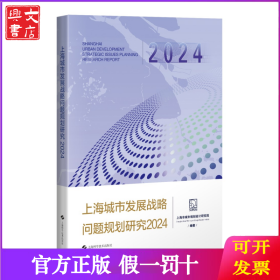 上海城市发展战略问题规划研究2024