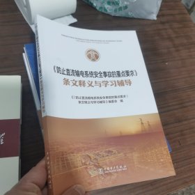 《防止直流输电系统安全事故的重点要求》条文释义与学习辅导