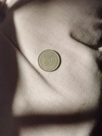 英属海峡殖民地1950年乔治六世，10分银币