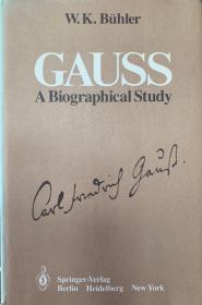 Gauss  a biographical study 线装 近全新