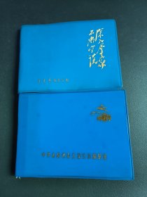 80、90年代老工作日记本（2本空白合售）