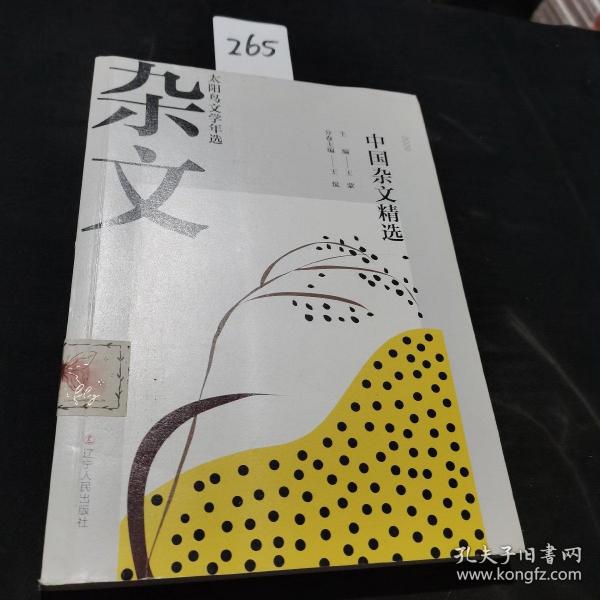 2020中国杂文精选  王蒙主编 23年坚守文学年选