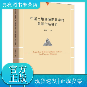 中国土地资源配置中的隐形市场研究