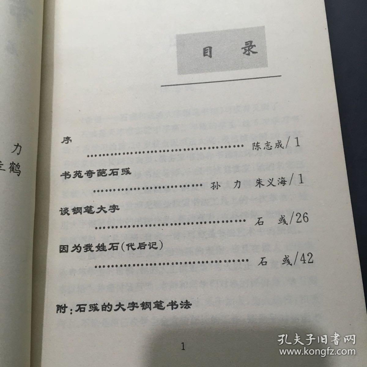 希望:石〓和她的大字钢笔书法