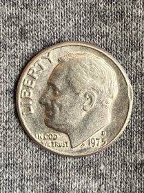 美国D厂1975年10美分硬币