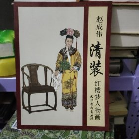 赵成伟清装红楼梦人物画