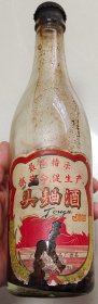 少见71年语录“头曲酒”酒瓶！广东清远食品厂！