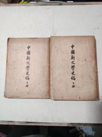 中国新文学史稿 上下册
