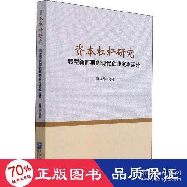 资本杠杆研究——转型新时期的现代企业资本运营