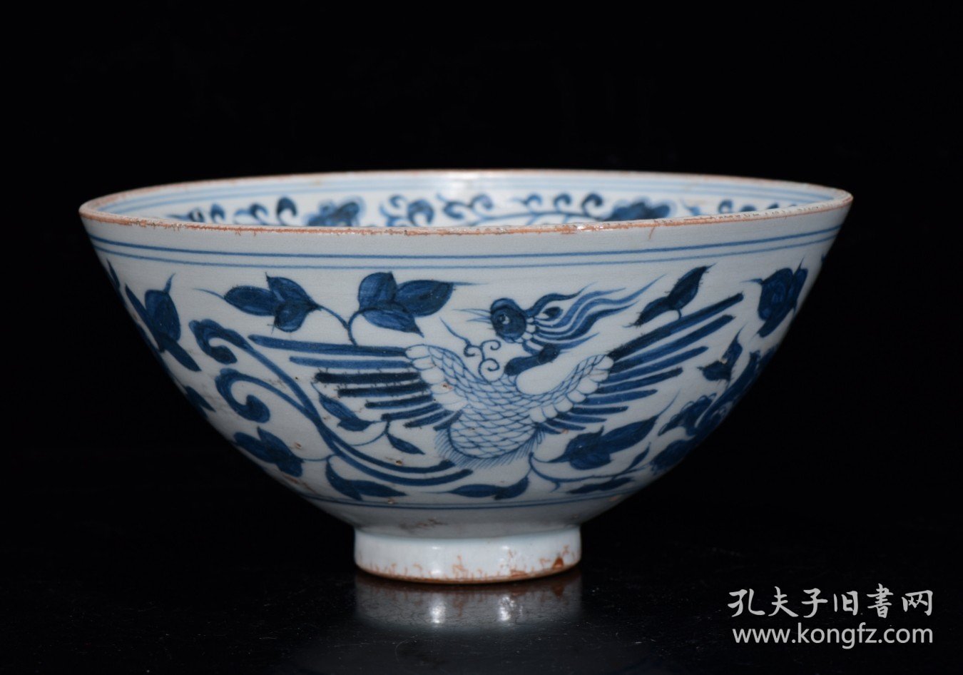 元青花凤纹碗10*20m