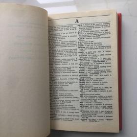 英文 WEBSTER'S CONCISE DICTIONARY 韦氏简明词典 精装