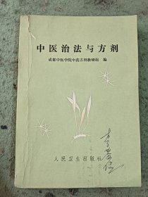 中医治法与方剂