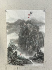 【终身保真字画】李耀平68X46，起拍价200 现为文化部文化艺术人才中心高级美术人才、中国国画创作研究院理事3