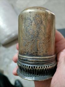 刻铜名家陈寅生刻灯具