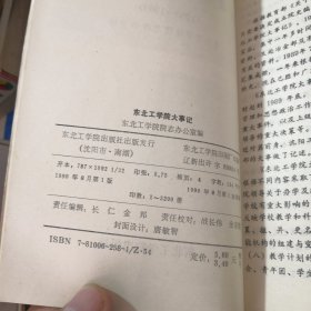 东北工学院大事记