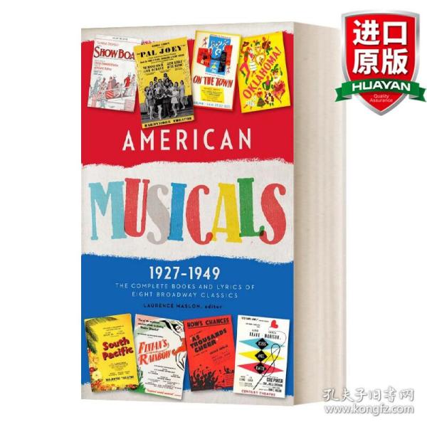 英文原版 American Musicals: the Complete Books and Lyrics of Eight Broadway Classics 1927-1949(LOA#253)美国音乐剧:百老汇经典八部歌词全集 精装美国文库 英文版 进口英语原版书籍