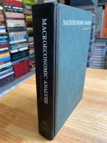 MACROECONOMIC ANALYSIS（宏观经济分析）精装