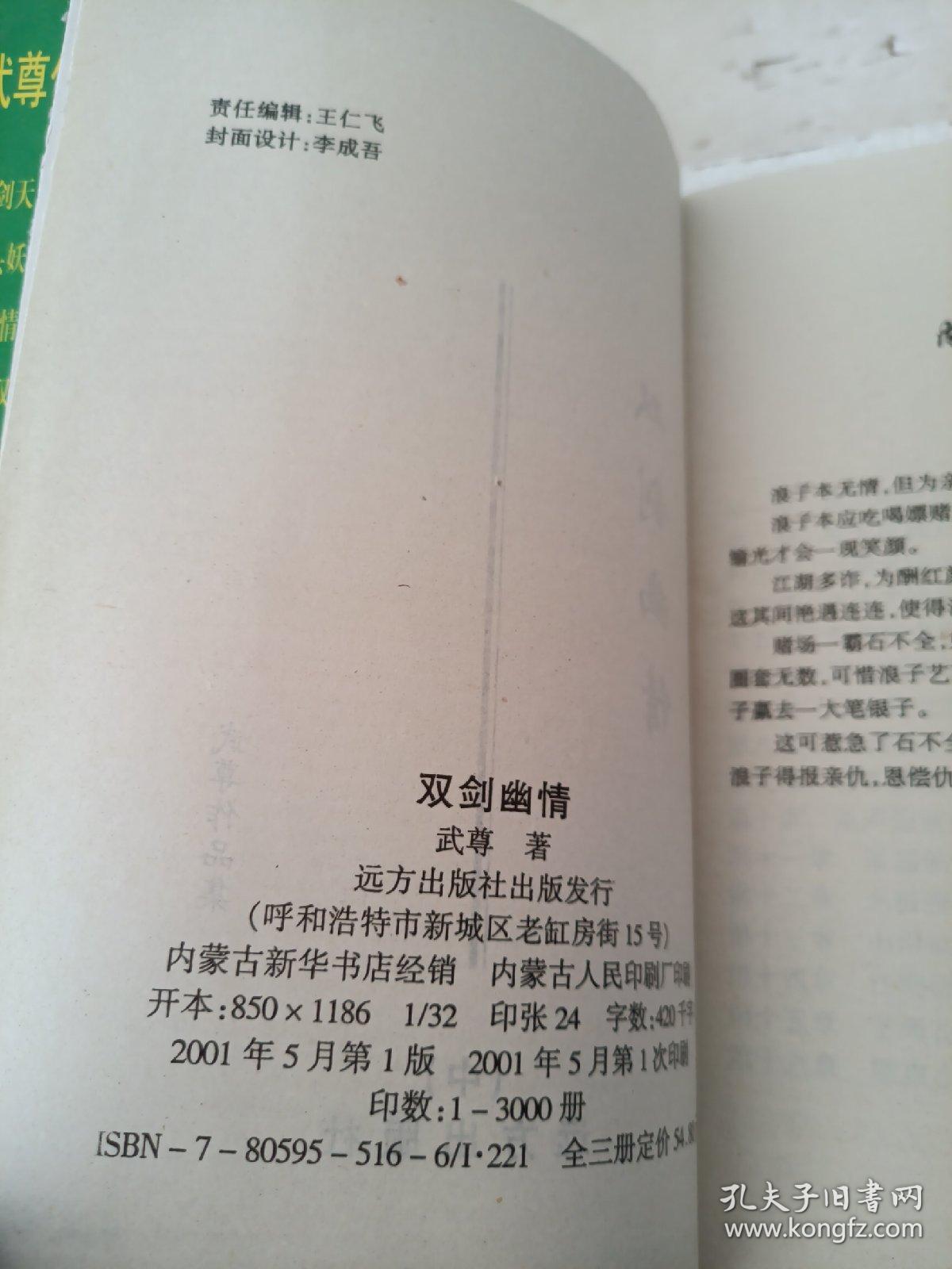 武尊作品集   双剑幽情