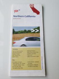外文地图 美国 北加利福尼亚州地图（区域系列） 2014