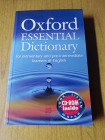 Oxford Essential Dictionary Paperback[牛津英语精要词典(软皮)] 平装16异，售80元包快递