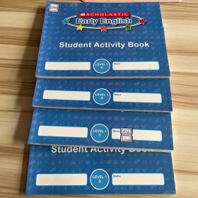 SCHOLASTIC Early English（Student Activity Book） LEVEL 1（A/B/C/D）共4本合售