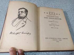 民国旧书，1928年，商务印书馆，精装，外文书，伊尔文见闻杂记