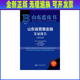 山东蓝皮书：山东省普惠金融发展报告（2019）